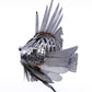 
Lionfish made of found objects
