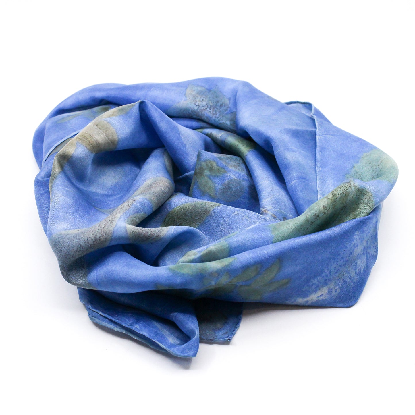 Silk Hatobai Scarf - Blue