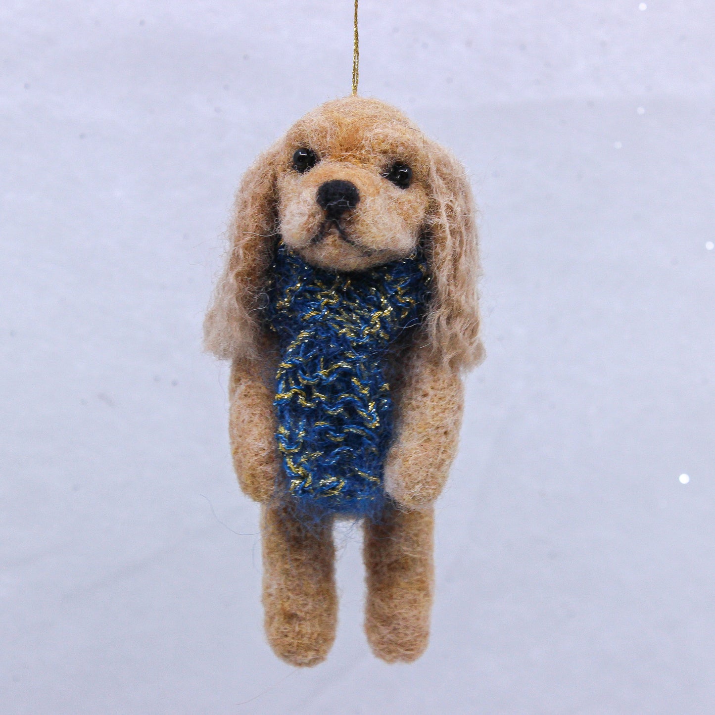 Cozy Dog Christmas Ornaments