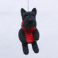 Cozy Dog Christmas Ornaments