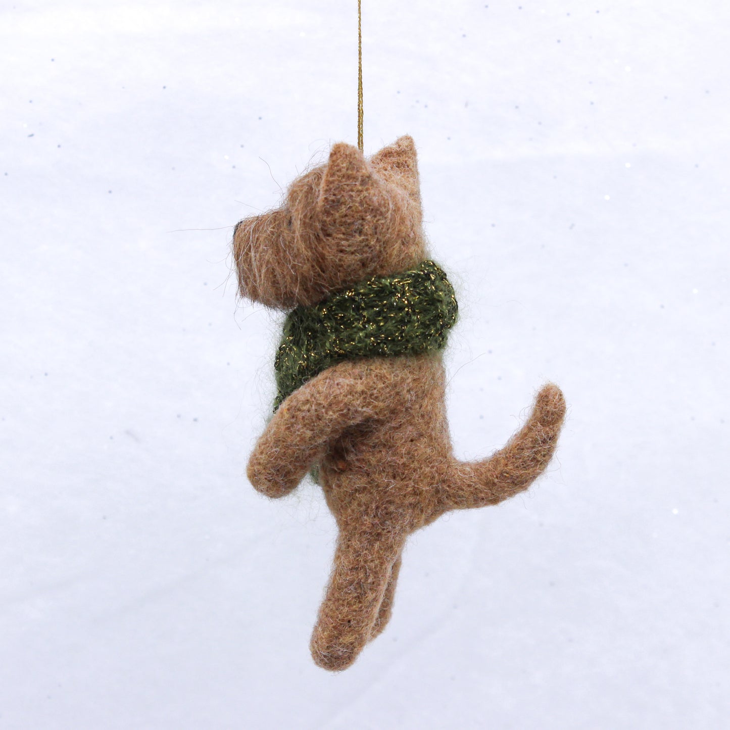 Cozy Dog Christmas Ornaments