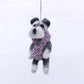 Cozy Dog Christmas Ornaments