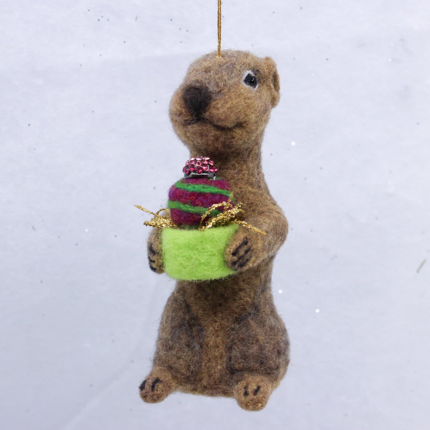 Holiday Gopher Ornaments