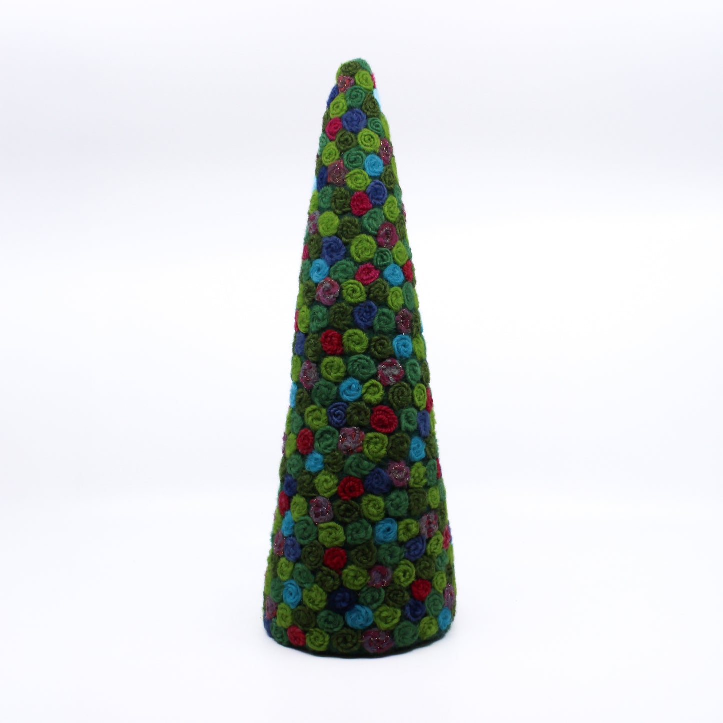 Decorated Felted Trees