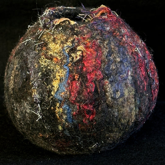 Embers - Felted Pot
