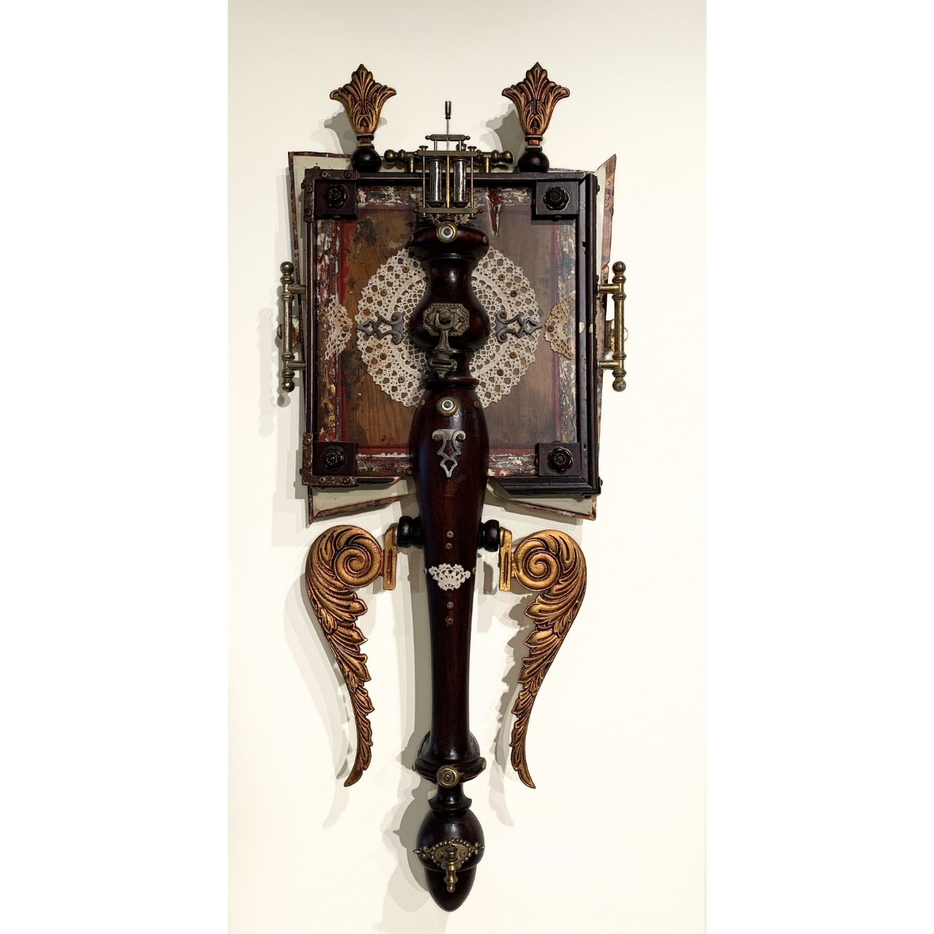 How Can We If Your Heart Is Not Broken/Gift #5 - Mixed media sculpture