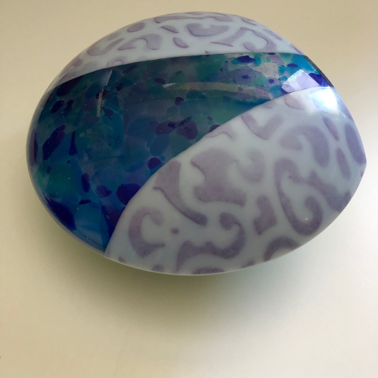 Glass Geode - Glass sculpture