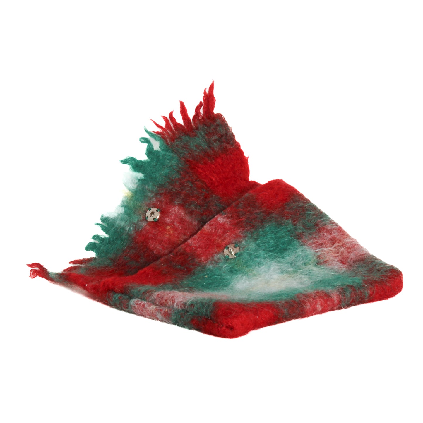 Red and green clutch 