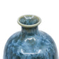 Light Blue Crystalline Vase