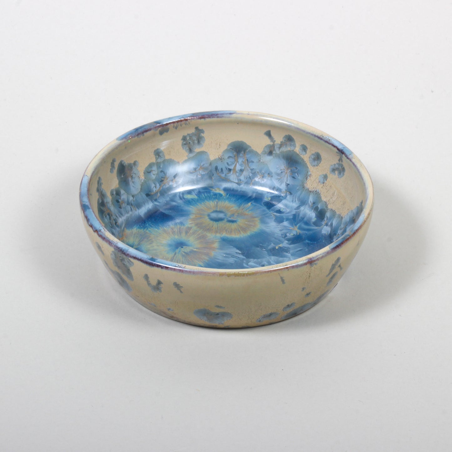 Crystalline Clay Bowl