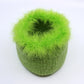 Lime Green Furry Fun - Felted Bowl