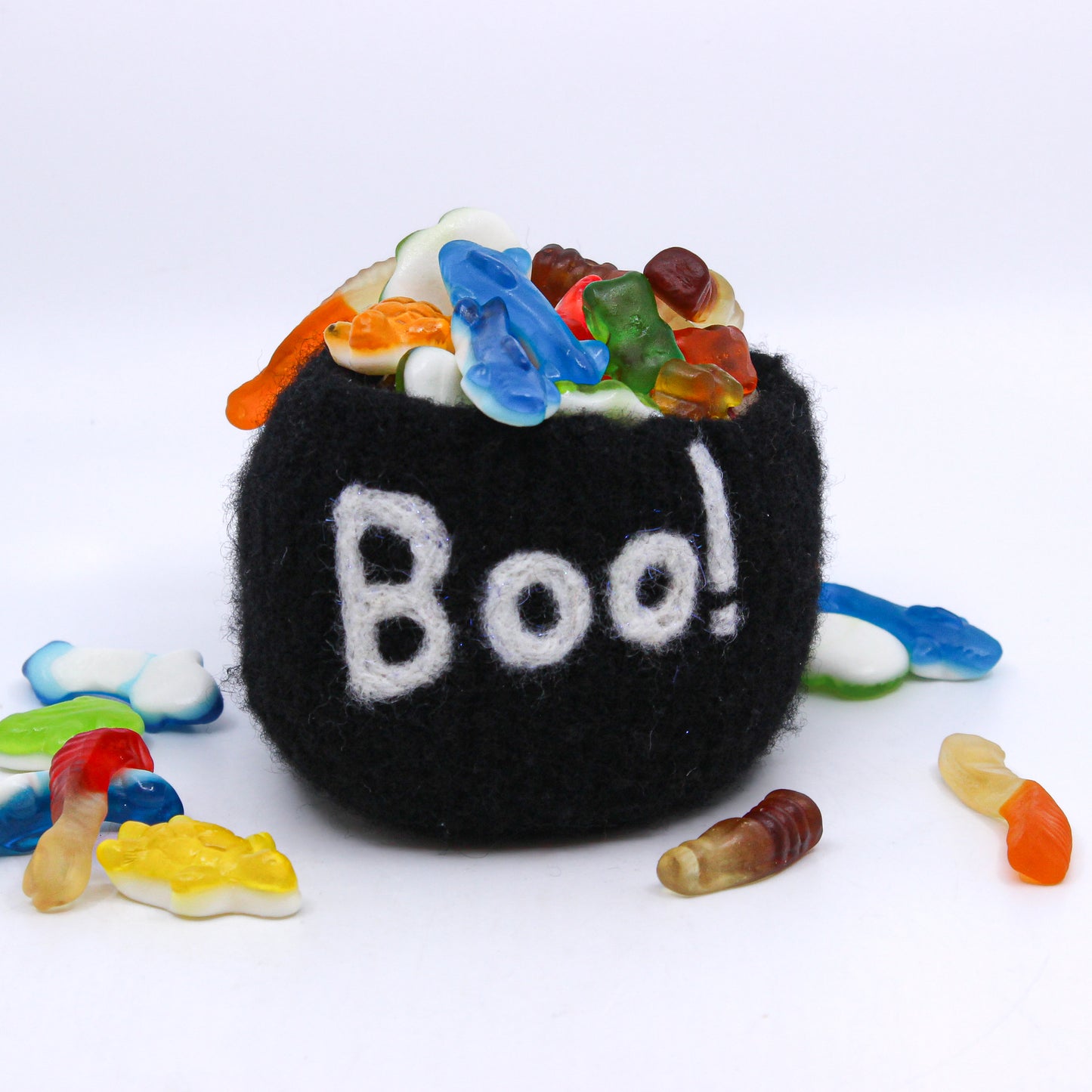 Boo! - Felted bowl