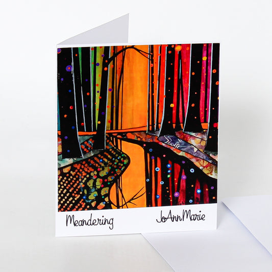 Art card of forest 