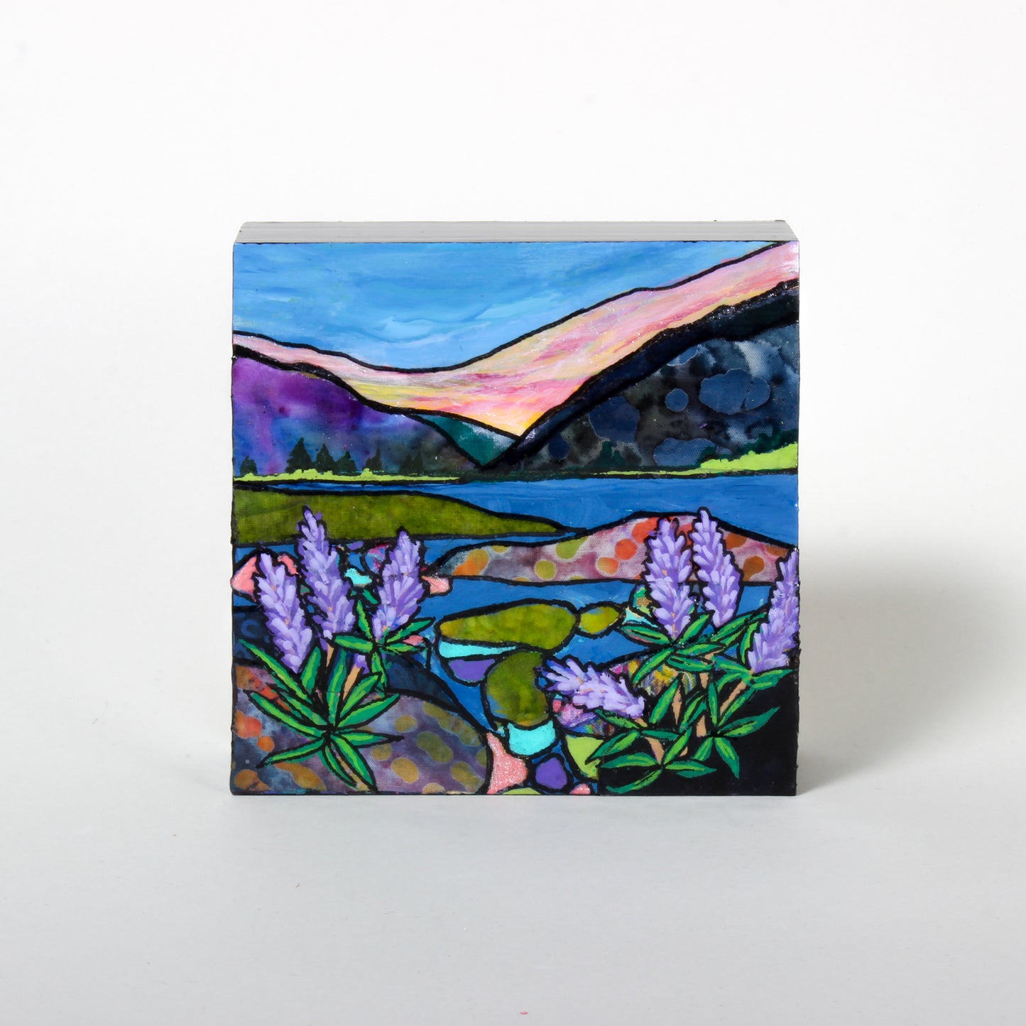 Paradise - Mixed media panel