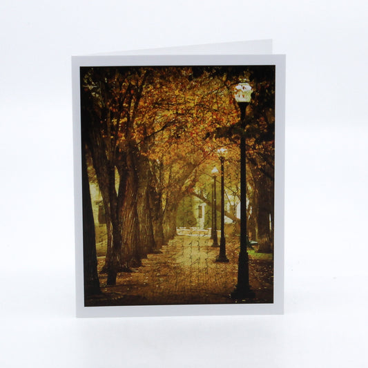 Fall Tree Avenue - Art Card