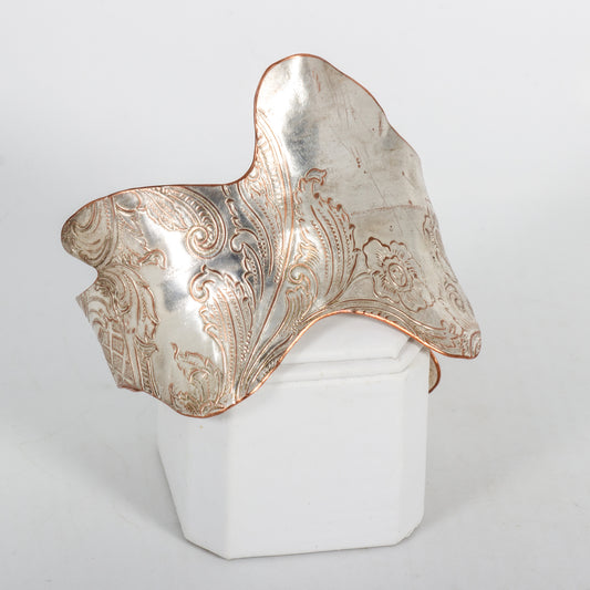 Repurposed Silver Plate Cuff