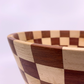 checker patterned bowl 