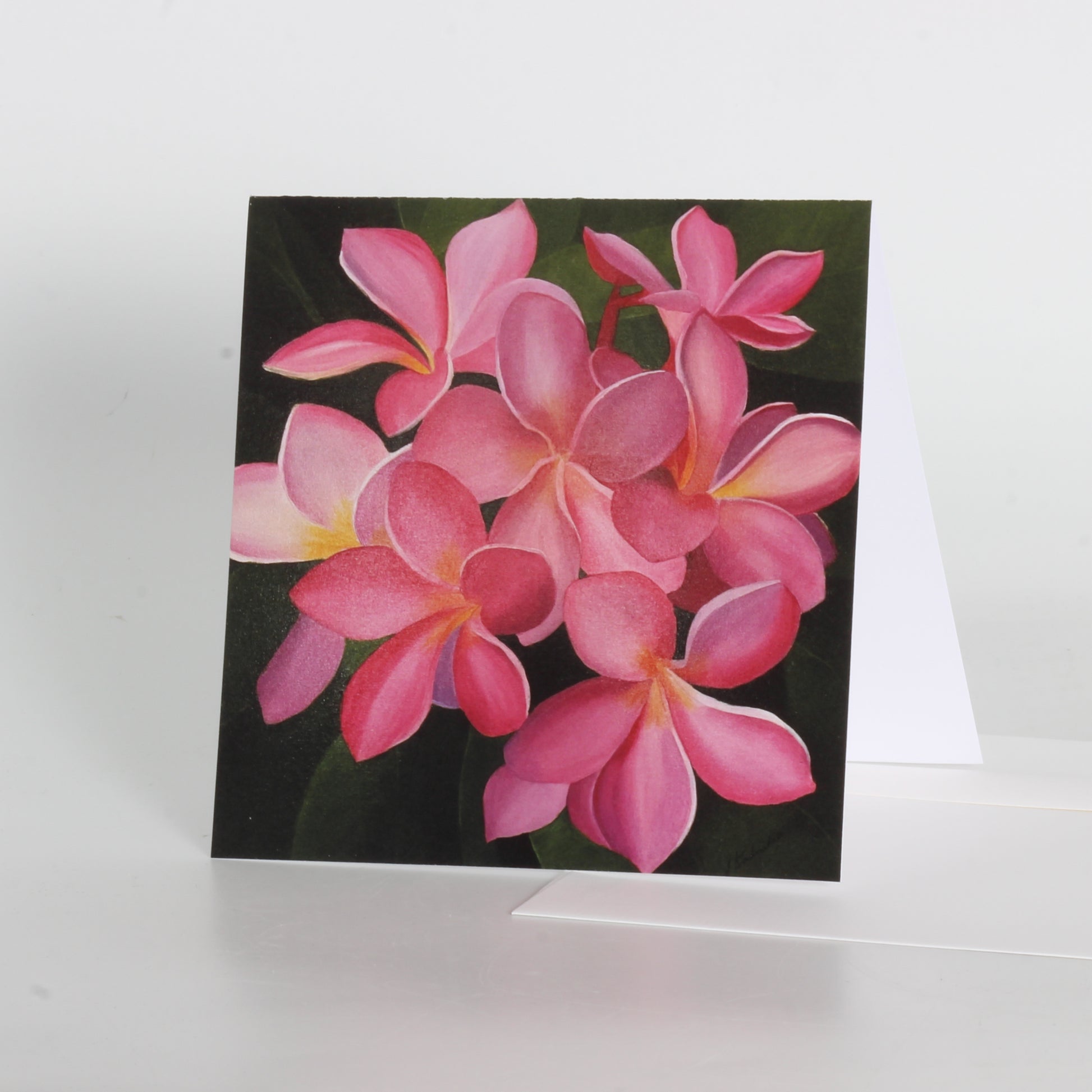 Painting of pink flowers 