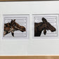 The Usual Rural Vandalism Suspects Line 2 - Framed linocut