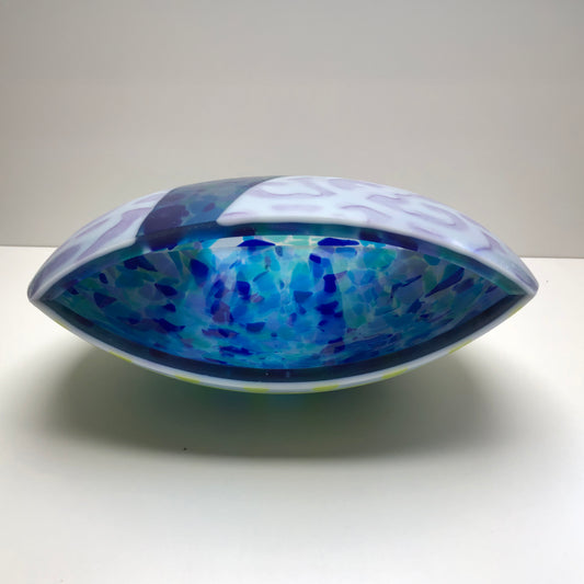 Glass Geode - Glass sculpture