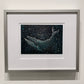 dive - Framed Linocut