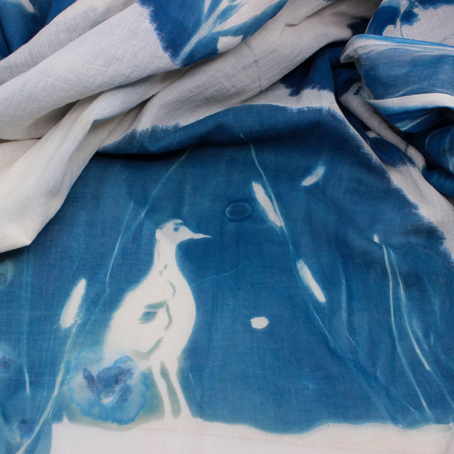 Free as a Bird - Indigo Scarf