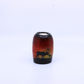 candle holder with silhouette of caribou doe and calf 