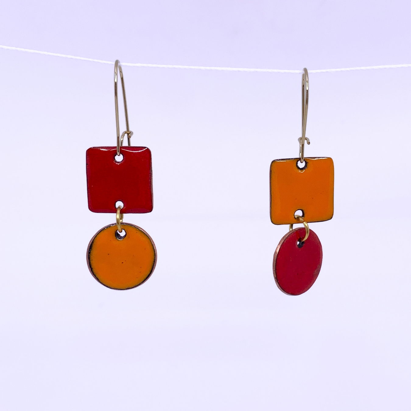 Two Part Dangle Earrings