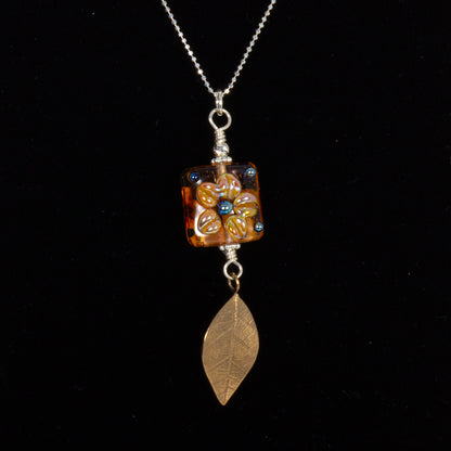 Flower Garden Glass Necklaces