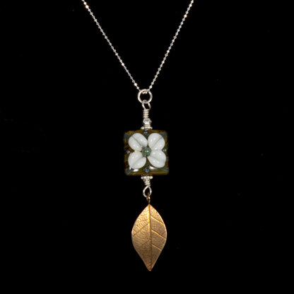 Flower Garden Glass Necklaces