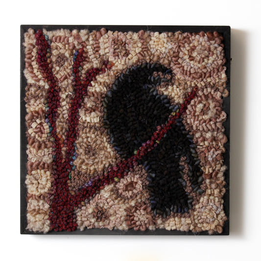 Rosie the Crow - Rug Hooking