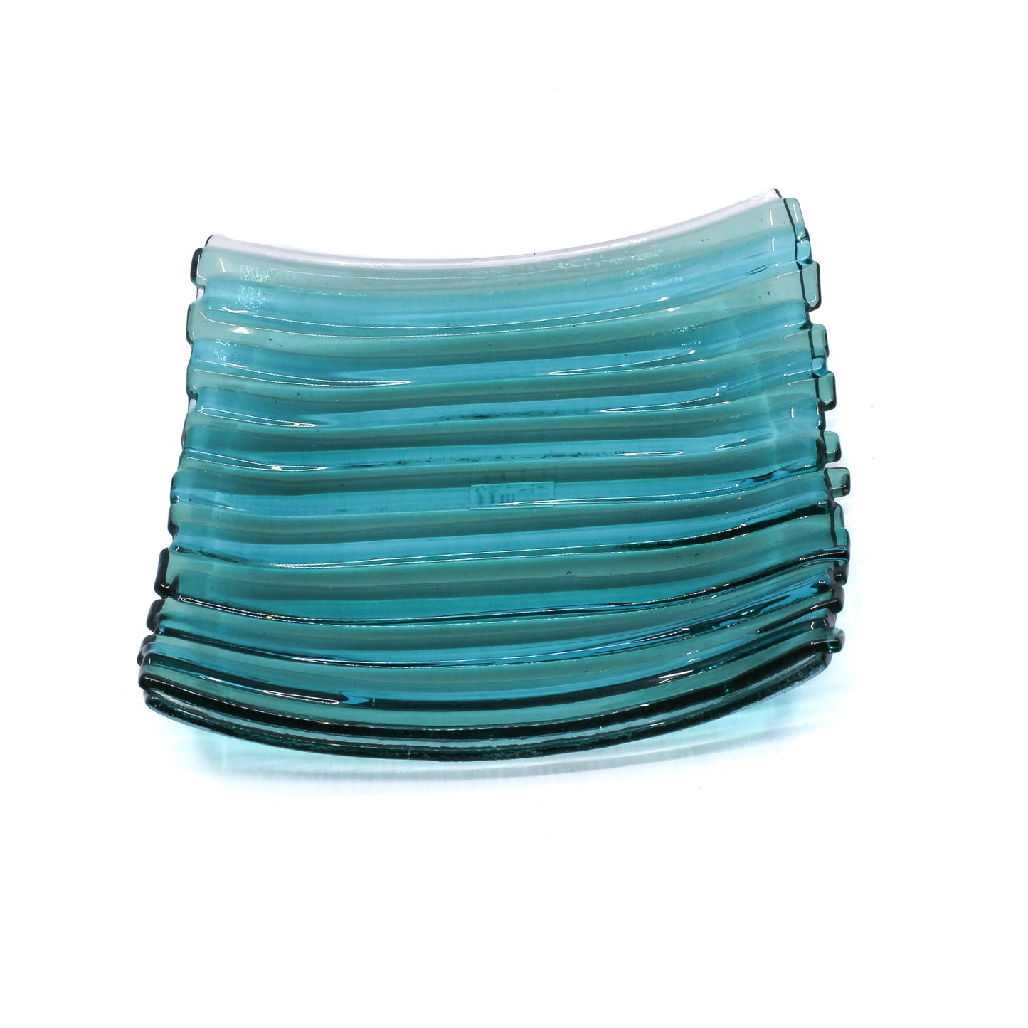 Teal Fused Dishes