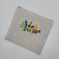 Pansy Zippered Pouch