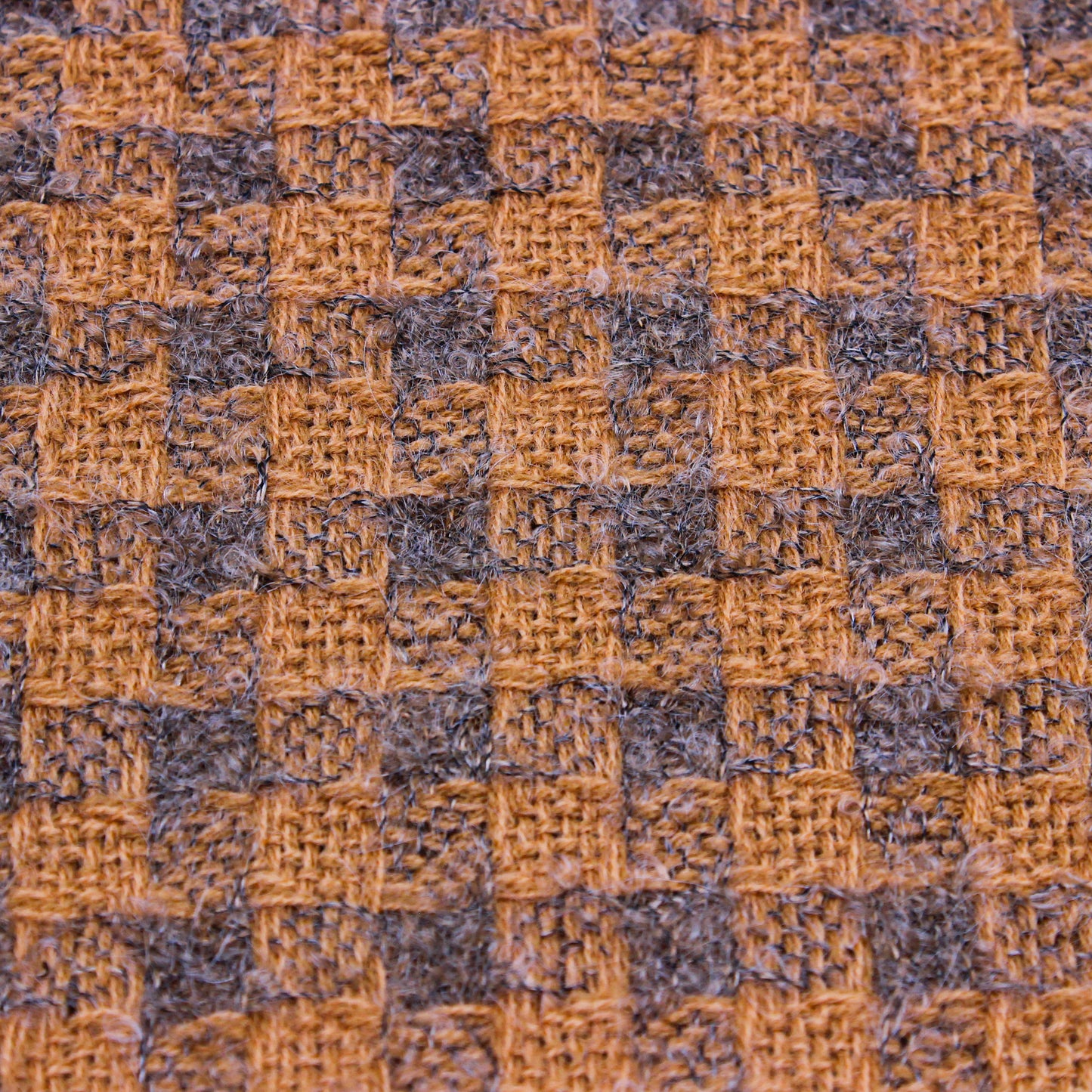 Orange and brown scarf