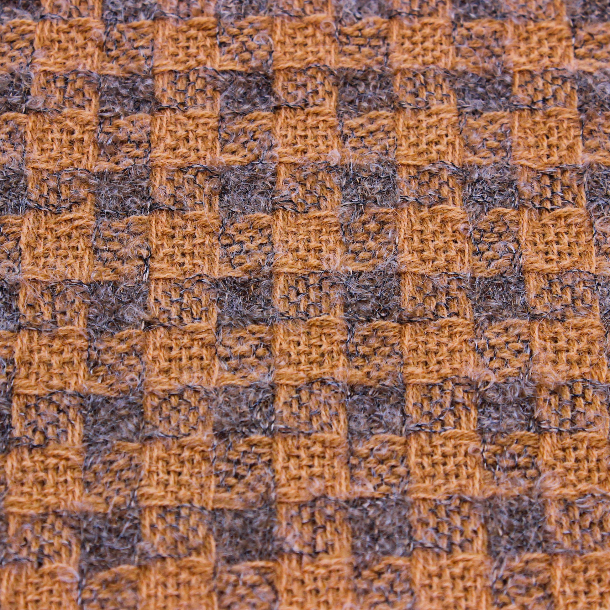 Orange and brown scarf