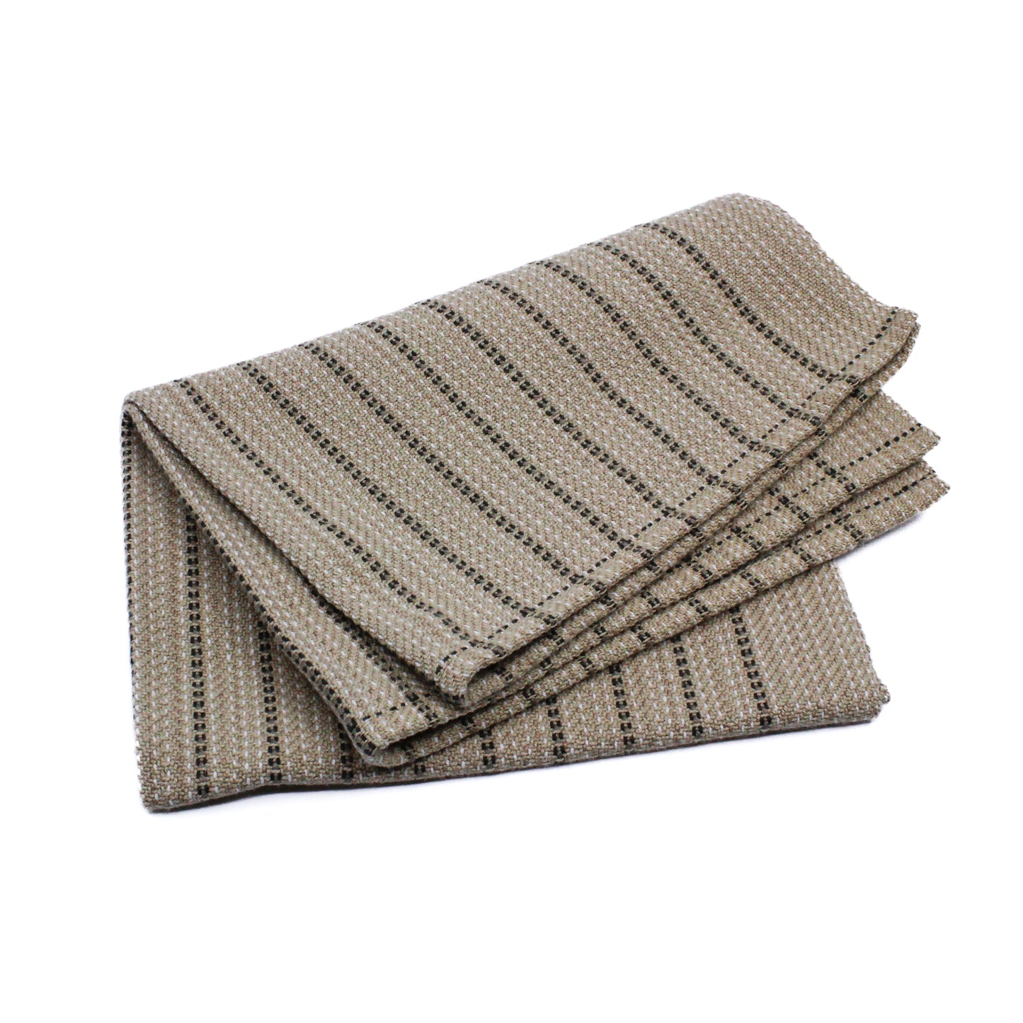 flax stripe tea towel 