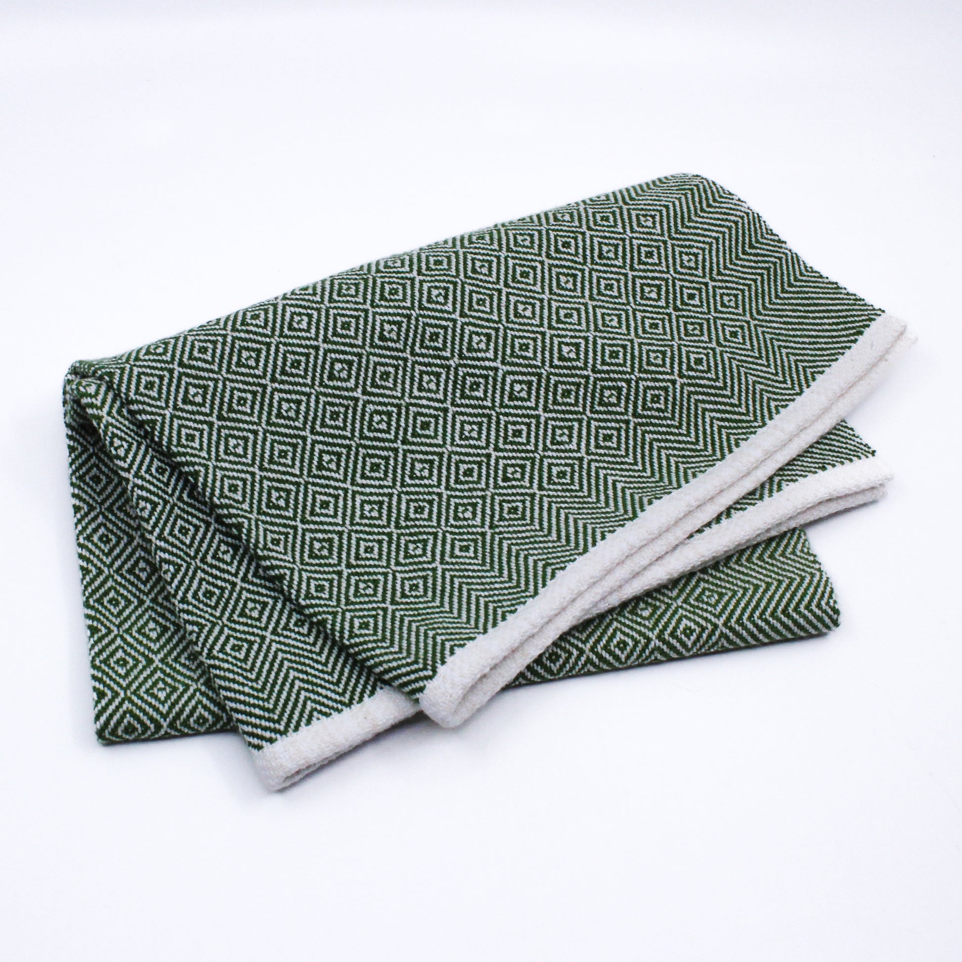 Green tea towel