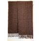 brown handwoven blanket 