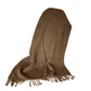 brown handwoven blanket 