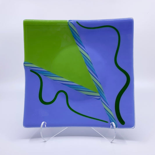 Blue and Green Dish