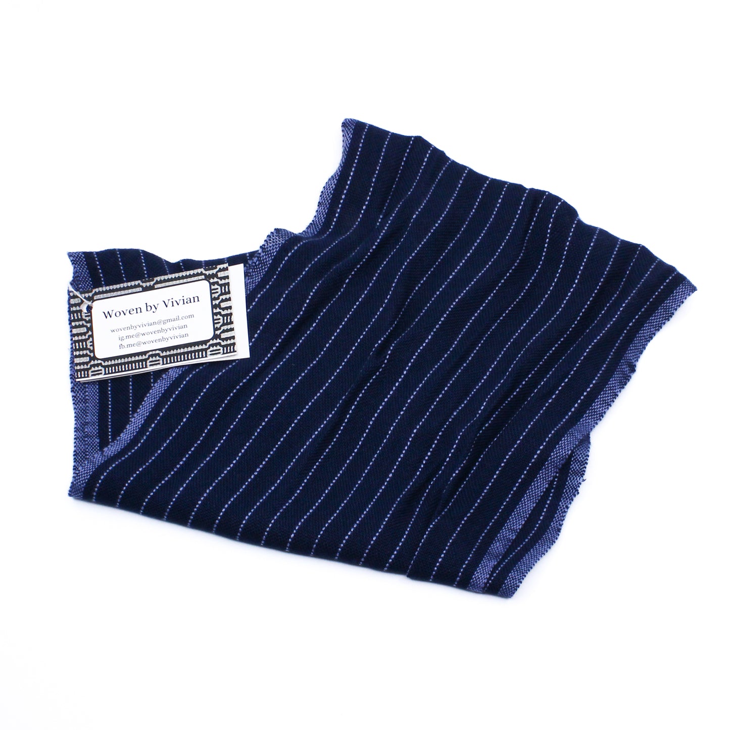 Navy Stripes Cowl #333