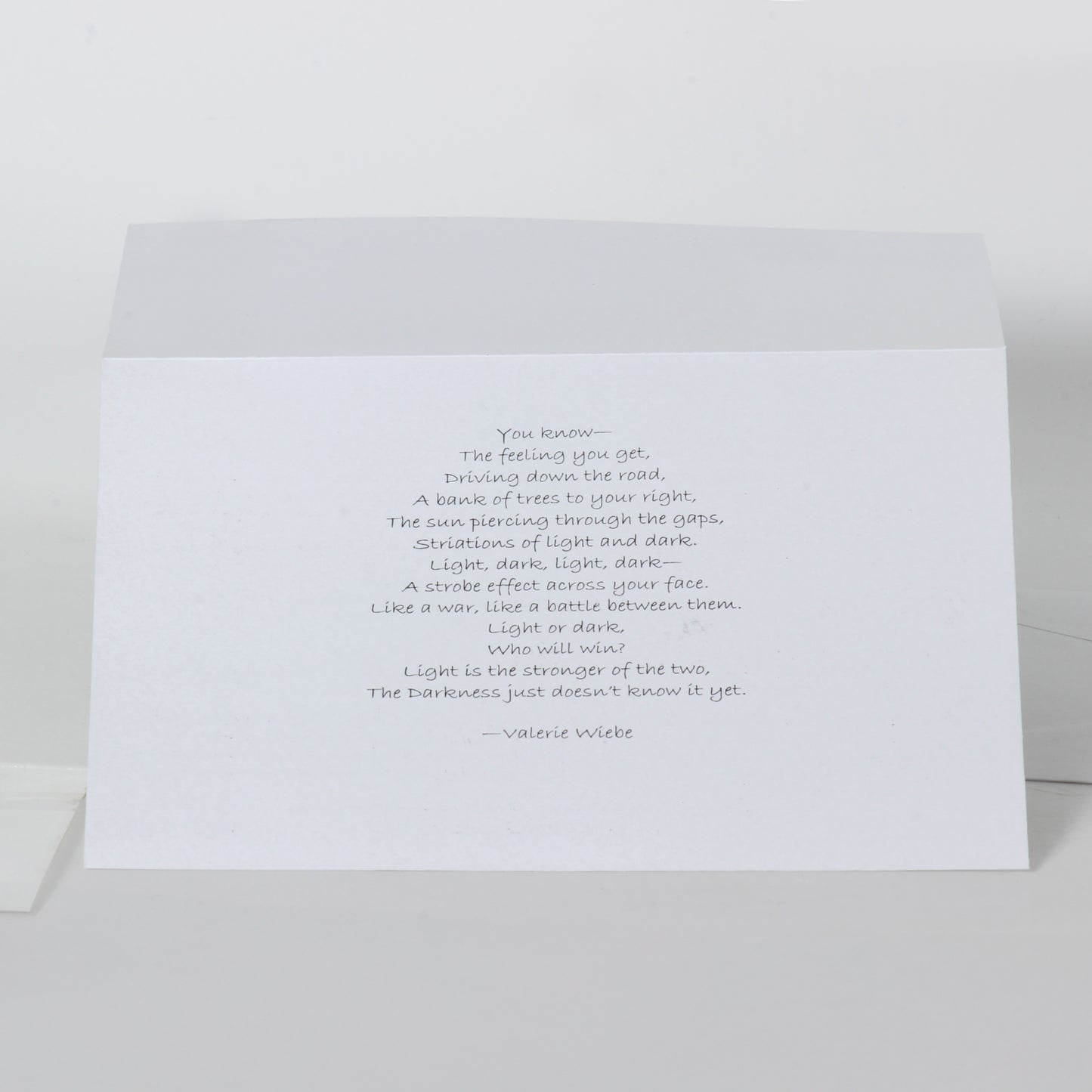 poem on inside 