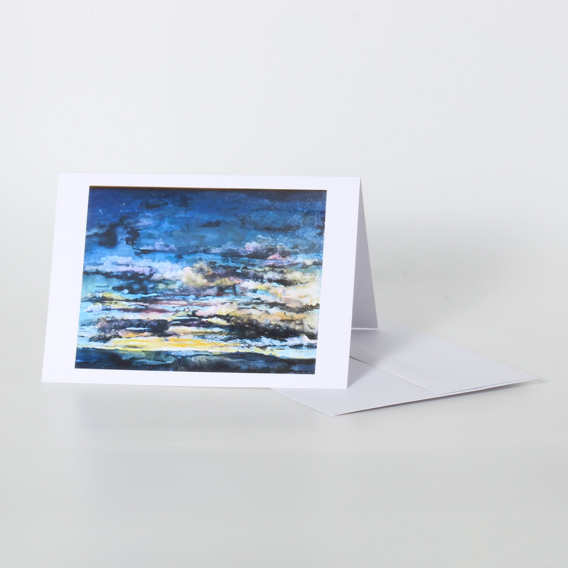 greeting card of clouds 