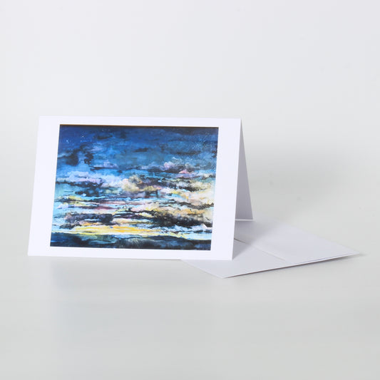 greeting card of clouds 