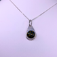 blue and yellow pendant 