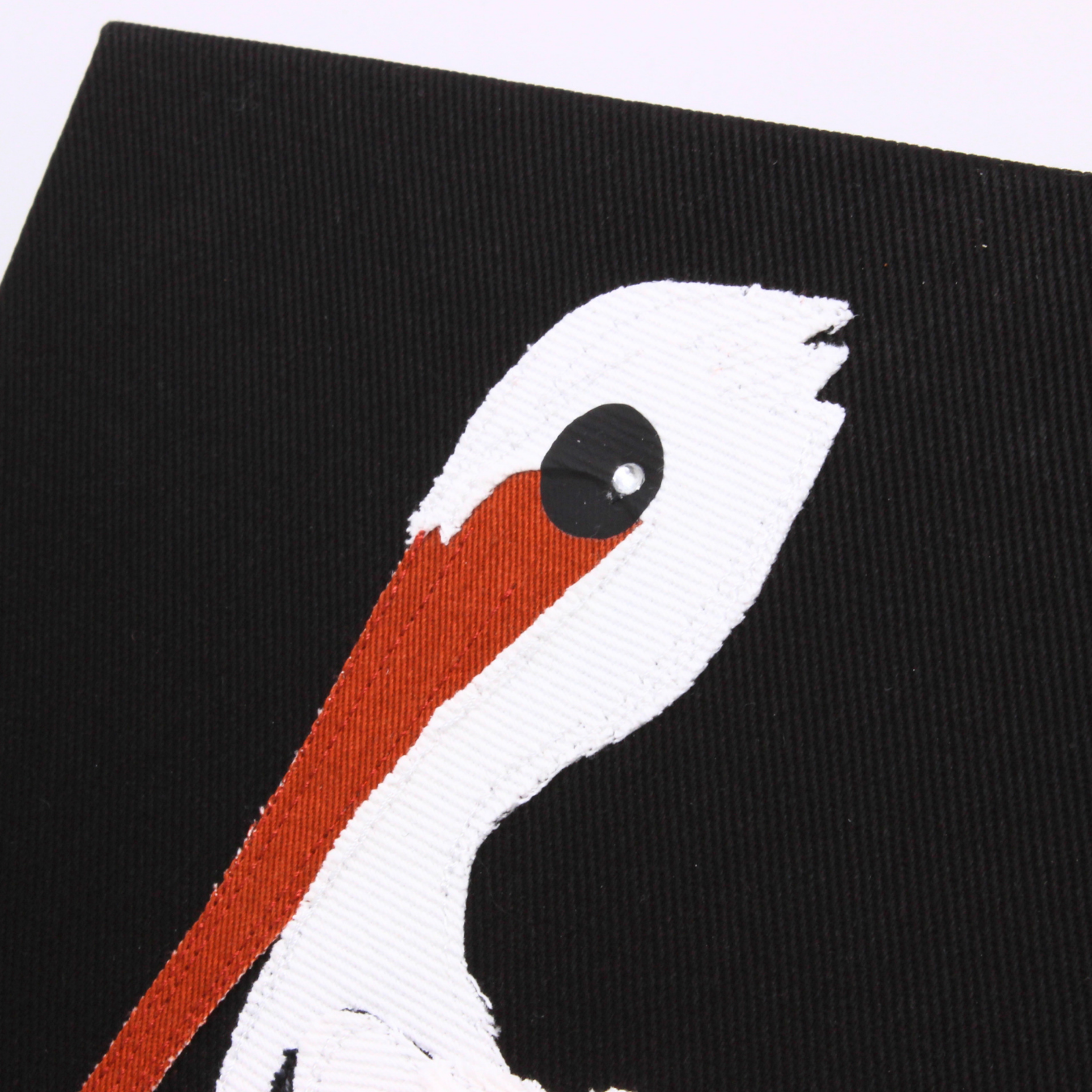 Pelican - Fabric Collage