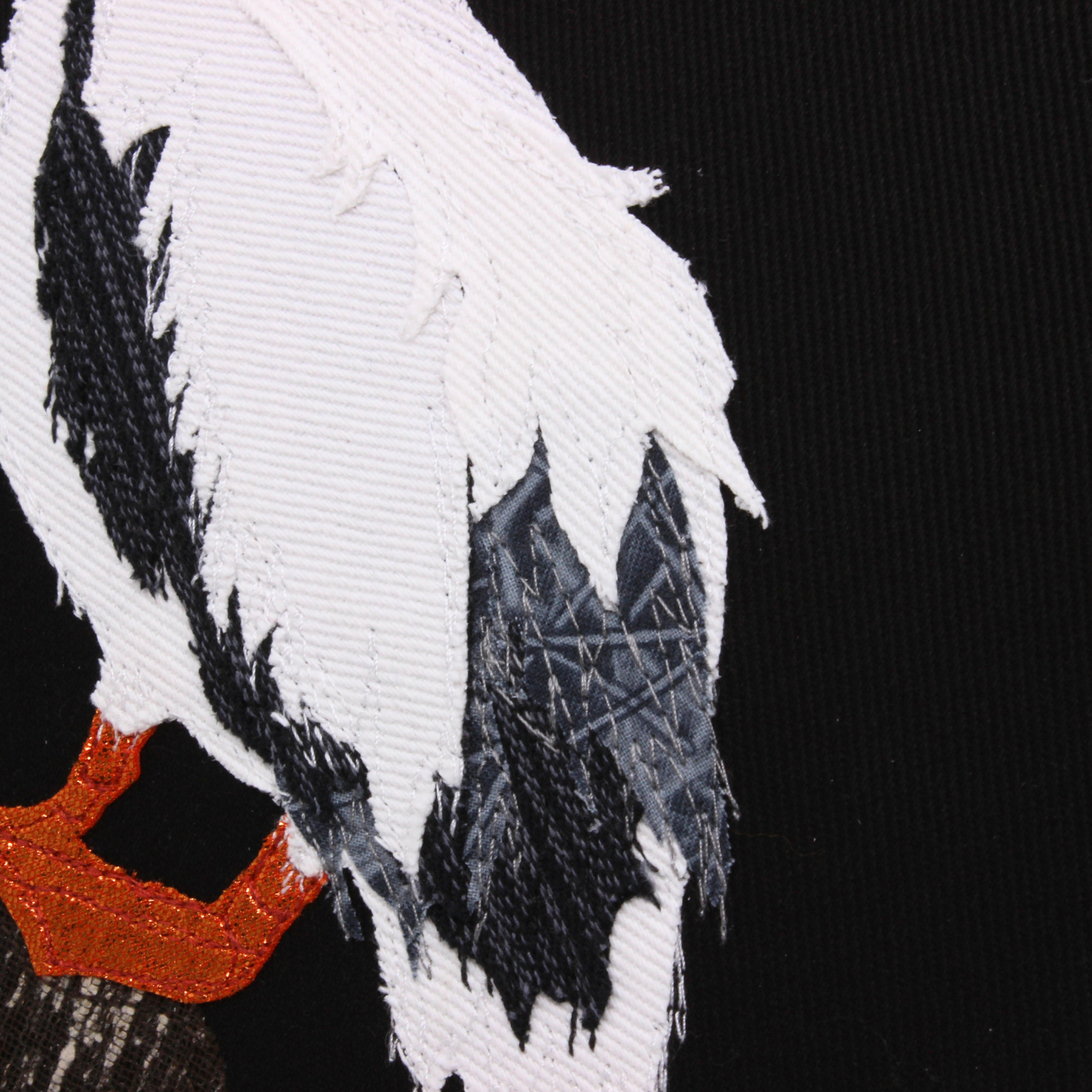 Pelican - Fabric Collage