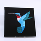 Humming Bird - Fabric Collage