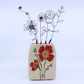 In Bloom - Clay vase