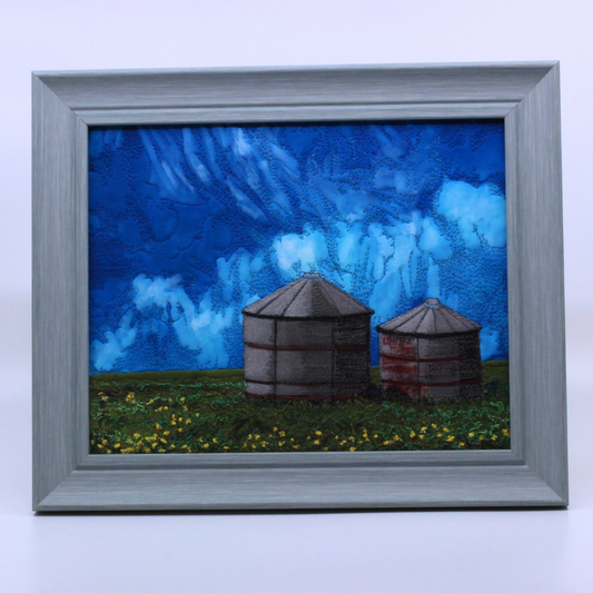 Old Friends Summer - Thread painting
